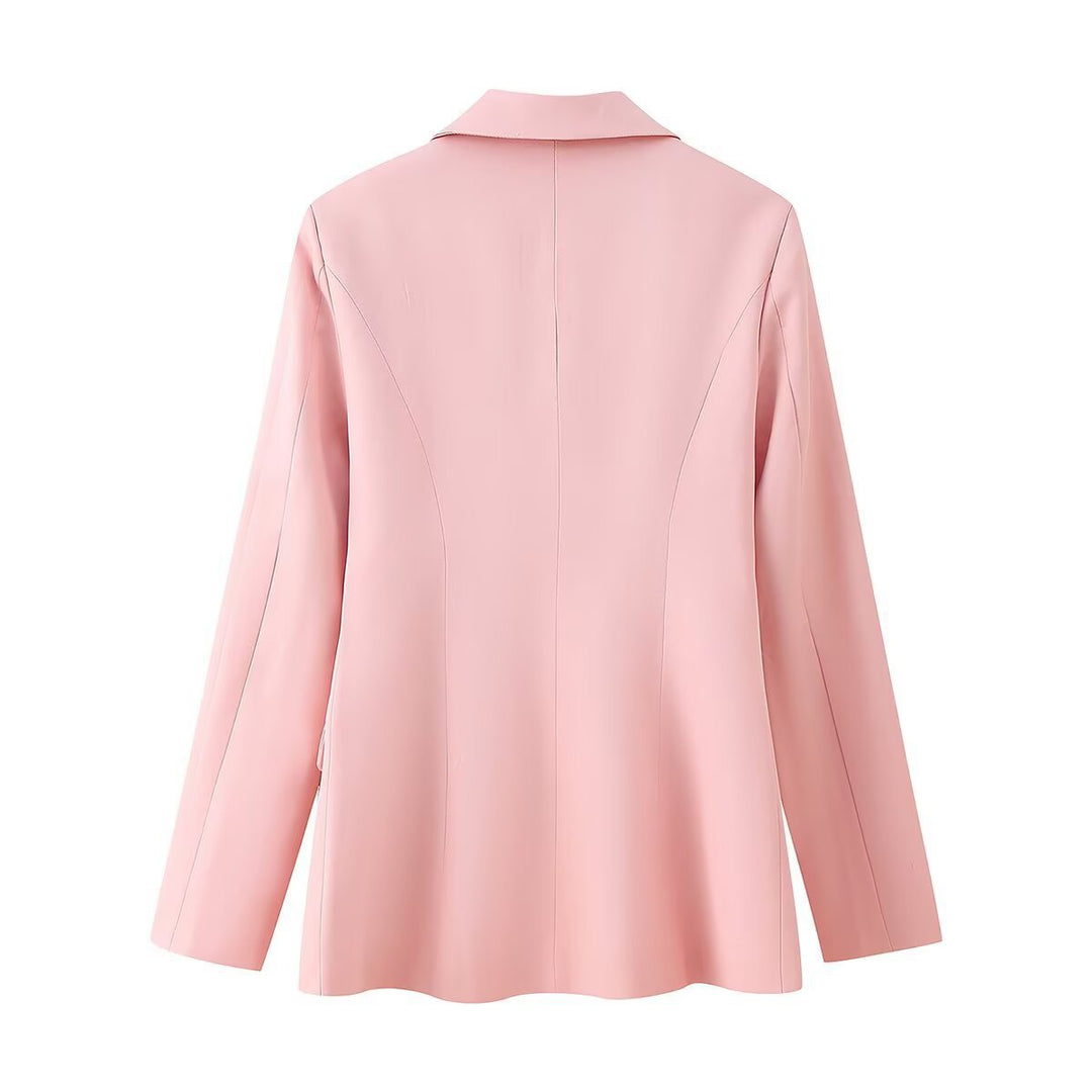 Femme élégante blazer à double boutonnage Lune London
