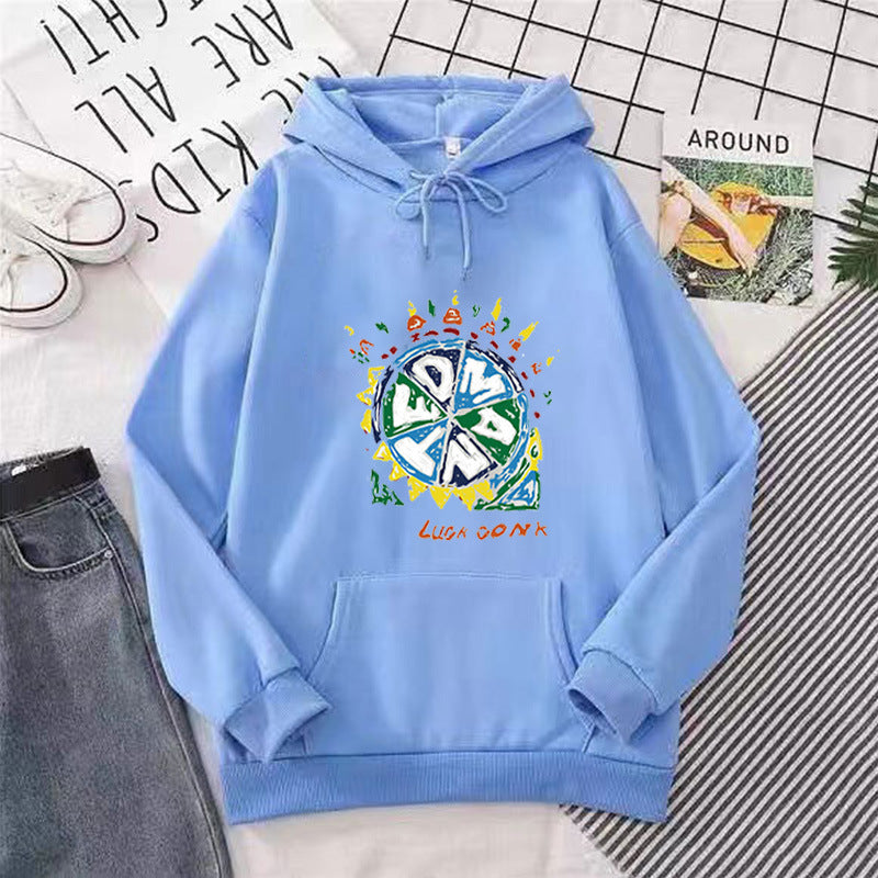 Women's hoodie with creative graphic print Chic & Stil