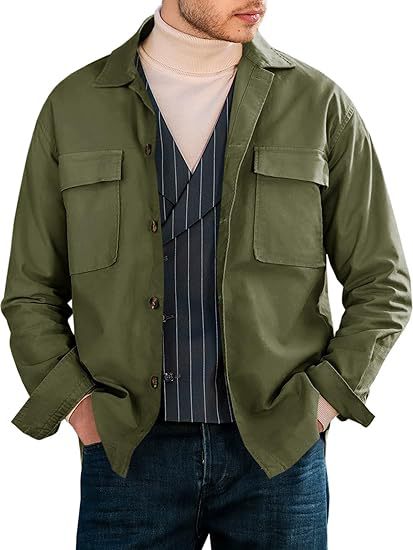 Casual utility jacket for men with practical pockets and modern cut Lune London
