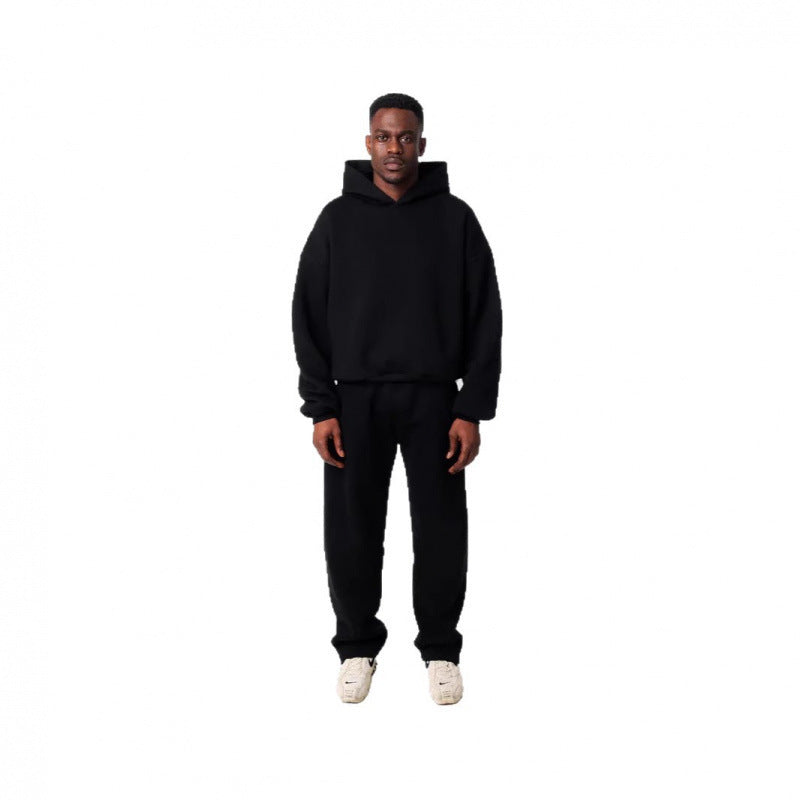 Women's Cozy Sweatshirt and Pants Set with High Collar and Casual Fit Lune London