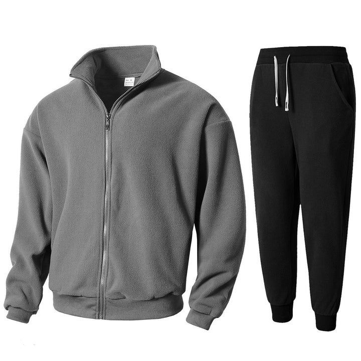 Men's Fleece Relax Suit with High Collar Lune London