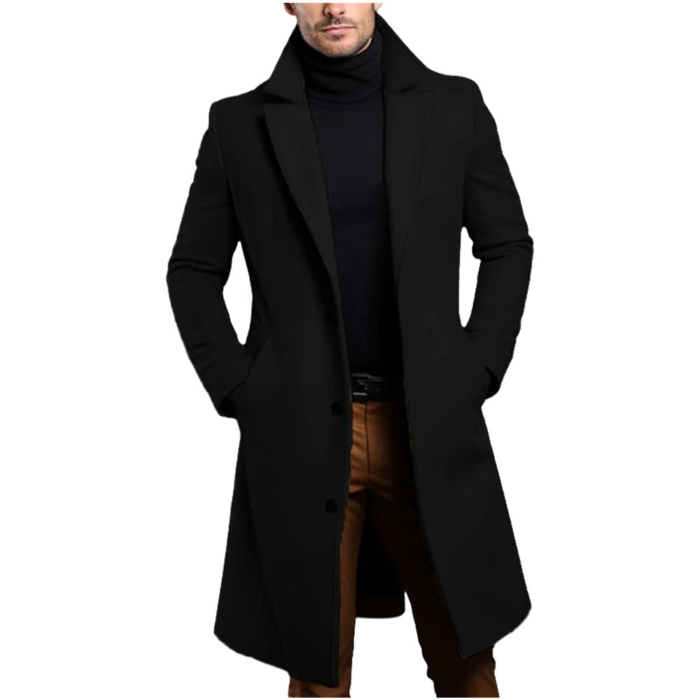 Elegant long coat for men Lune London