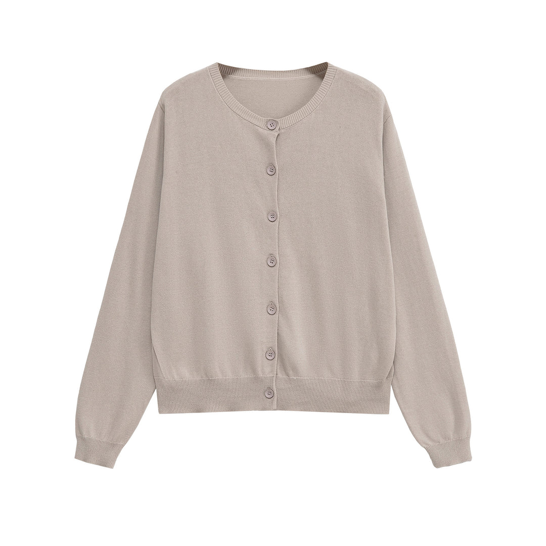 Ladies casual cardigan with button details Lune London