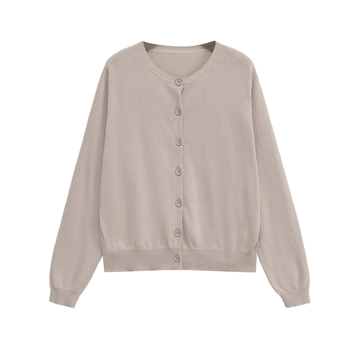 Ladies casual cardigan with button details Lune London
