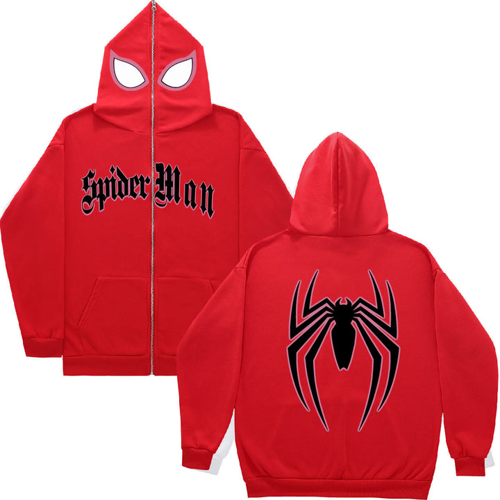 Women's hoodie with Spider-Man design featuring a striking graphic pattern Lune London