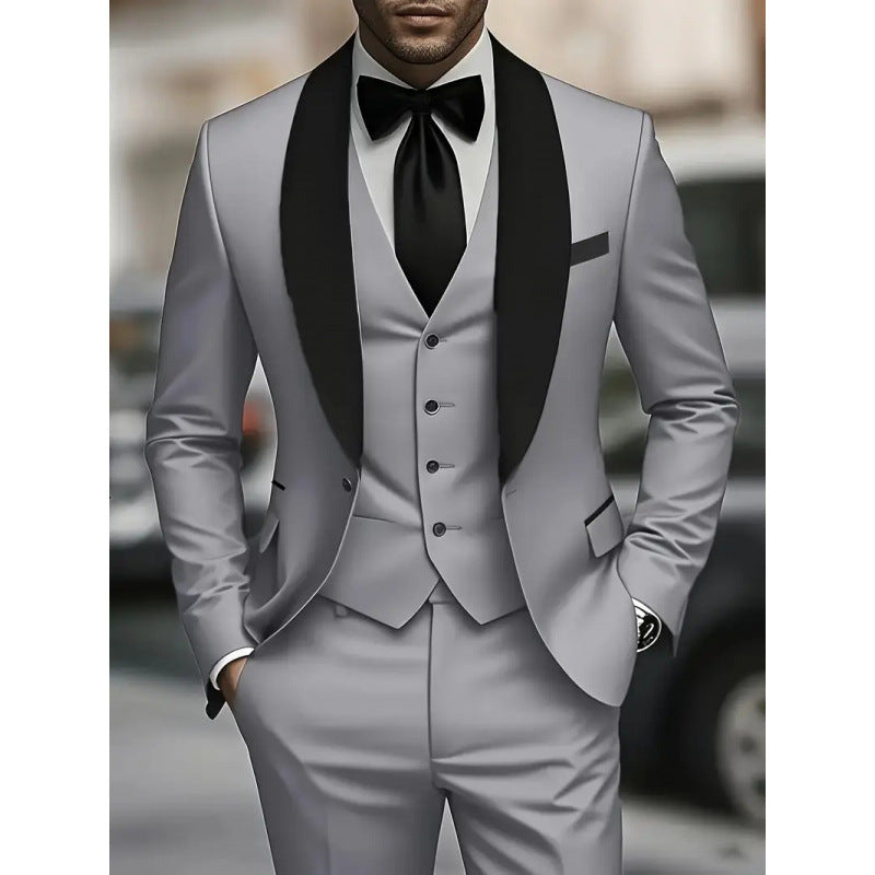 Elegant suit for men with fitted jacket and vest Lune London