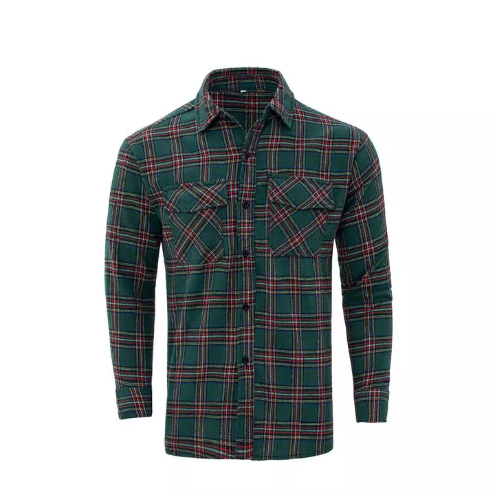 Plaid flannel shirt for men Lune London