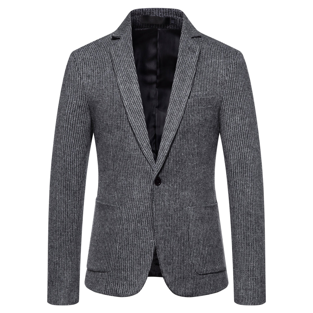 Elegant knitted blazer for men with structured design and slim fit Lune London