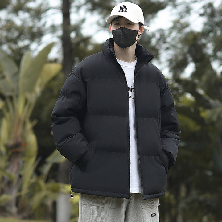 Isolated transition jacket for men with high collar Lune London