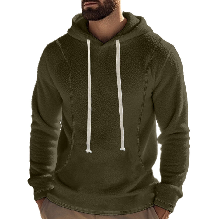 Men's comfortable fleece hoodie with sporty elements Lune London