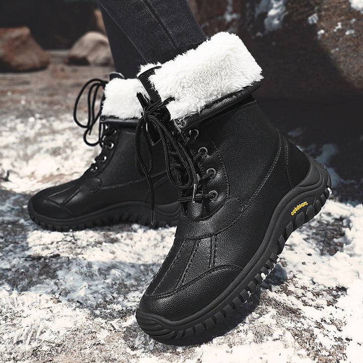 Women's winter boots with insulating lining and anti-slip rubber sole Lune London