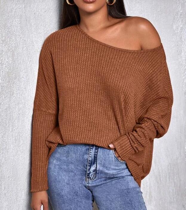 Pull en tricot surdimensionné pour femmes Chic & Stil