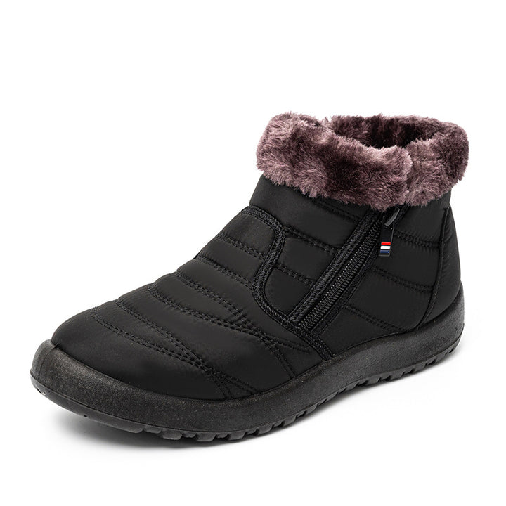 Bottes d'hiver isolées pour femmes avec semelle antidérapante et fermeture éclair pratique Lune London