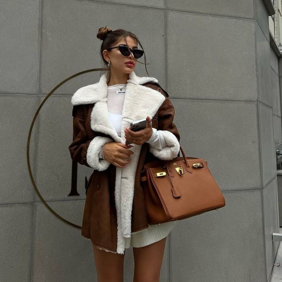 Ladies elegant oversized coat Lune London