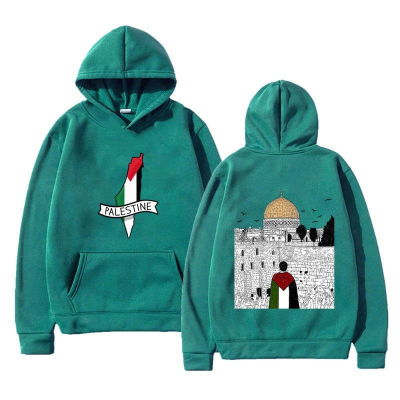 Women's hoodie with cultural motif and unique graphic design Chic & Stil
