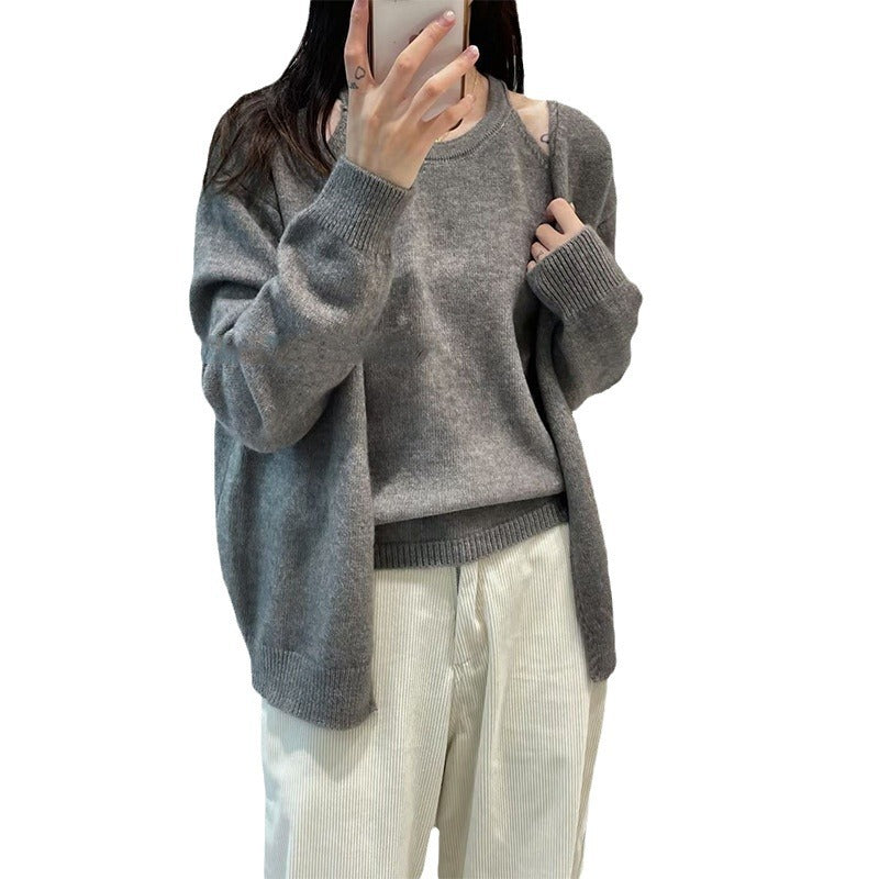 Warm wool cardigan for women with a modern cut and casual sleeves Lune London
