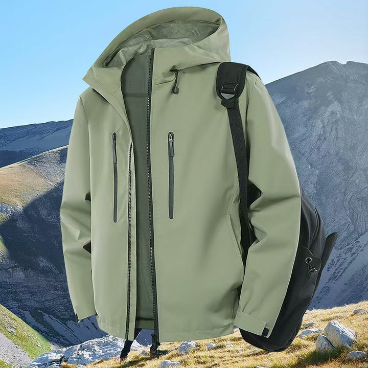 Women's functional jacket with water-repellent material and practical zip pockets Lune London