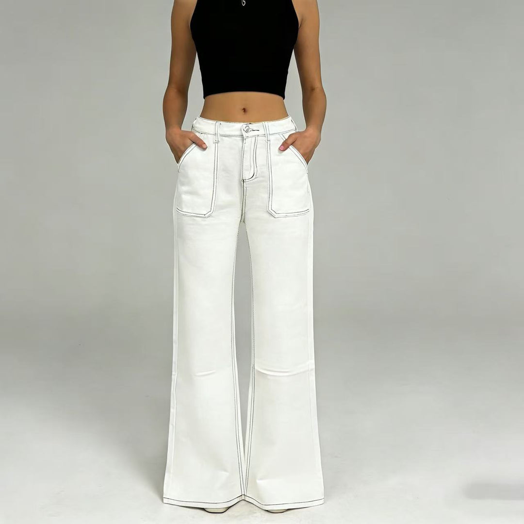 Women's High-Waist Jeans in Vintage Style Lune London