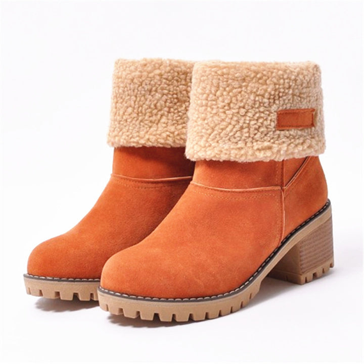 Women's boots with lined shaft and non-slip sole Lune London