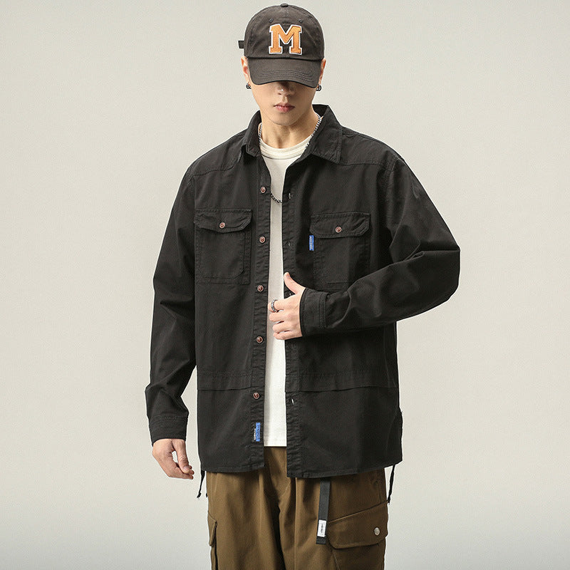 Casual utility jacket for men with practical pockets Lune London