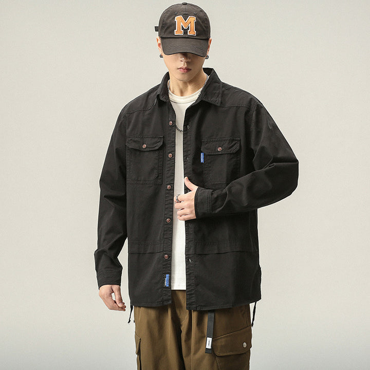 Casual utility jacket for men with practical pockets Lune London