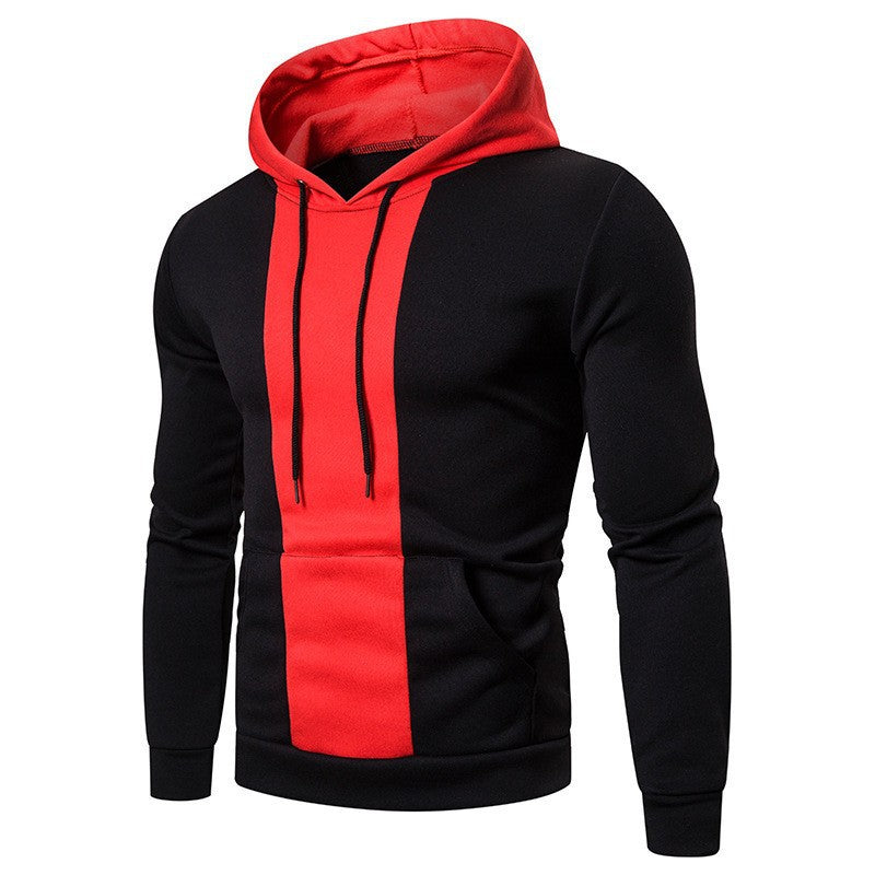 Men's hoodie with a modern color block design Lune London