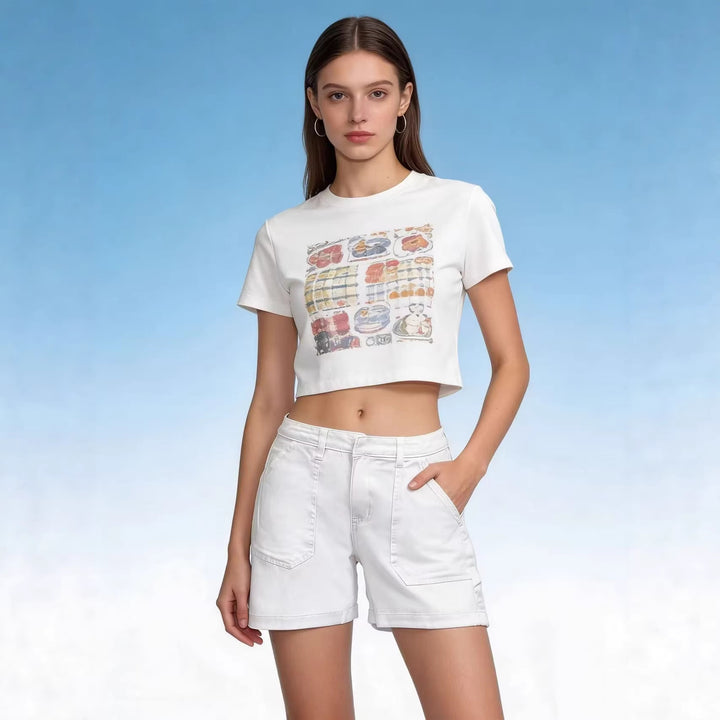 Women Casual Summer Shorts with Side Pockets and Comfortable Fit Lune London