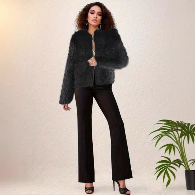 Ladies short plush jacket Lune London