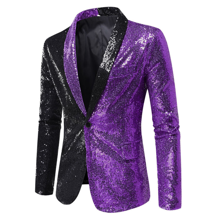 Shimmering jacket for men with modern cut and sparkling accents Lune London