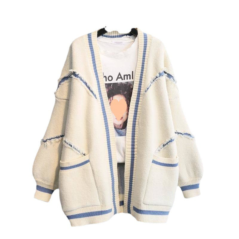Ladies oversized knit cardigan Lune London