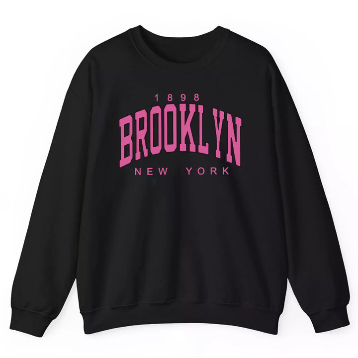 Sweat-shirt pour femmes avec impression décontractée de Brooklyn et coupe confortable Chic & Stil