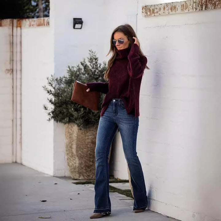 Women elegant bootcut jeans Lune London