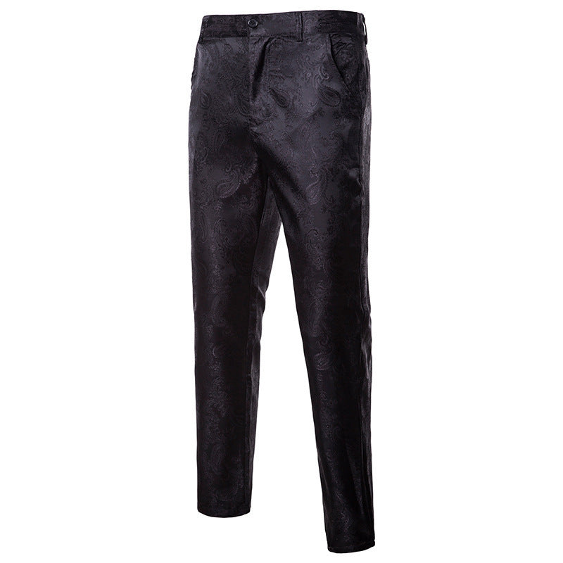 Lune London Paisley Pattern Elegant Pants for Men