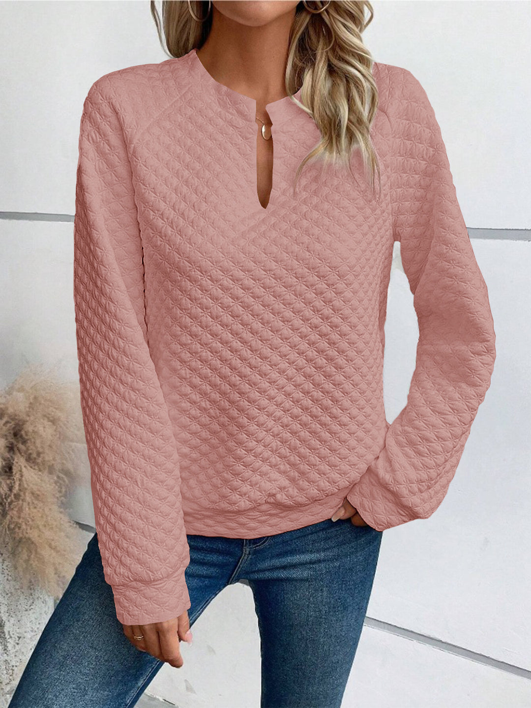 Women's sweatshirt with textured design Lune London
