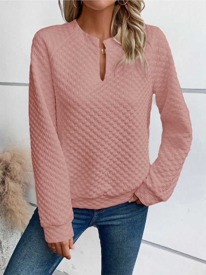 Women's sweatshirt with textured design Lune London