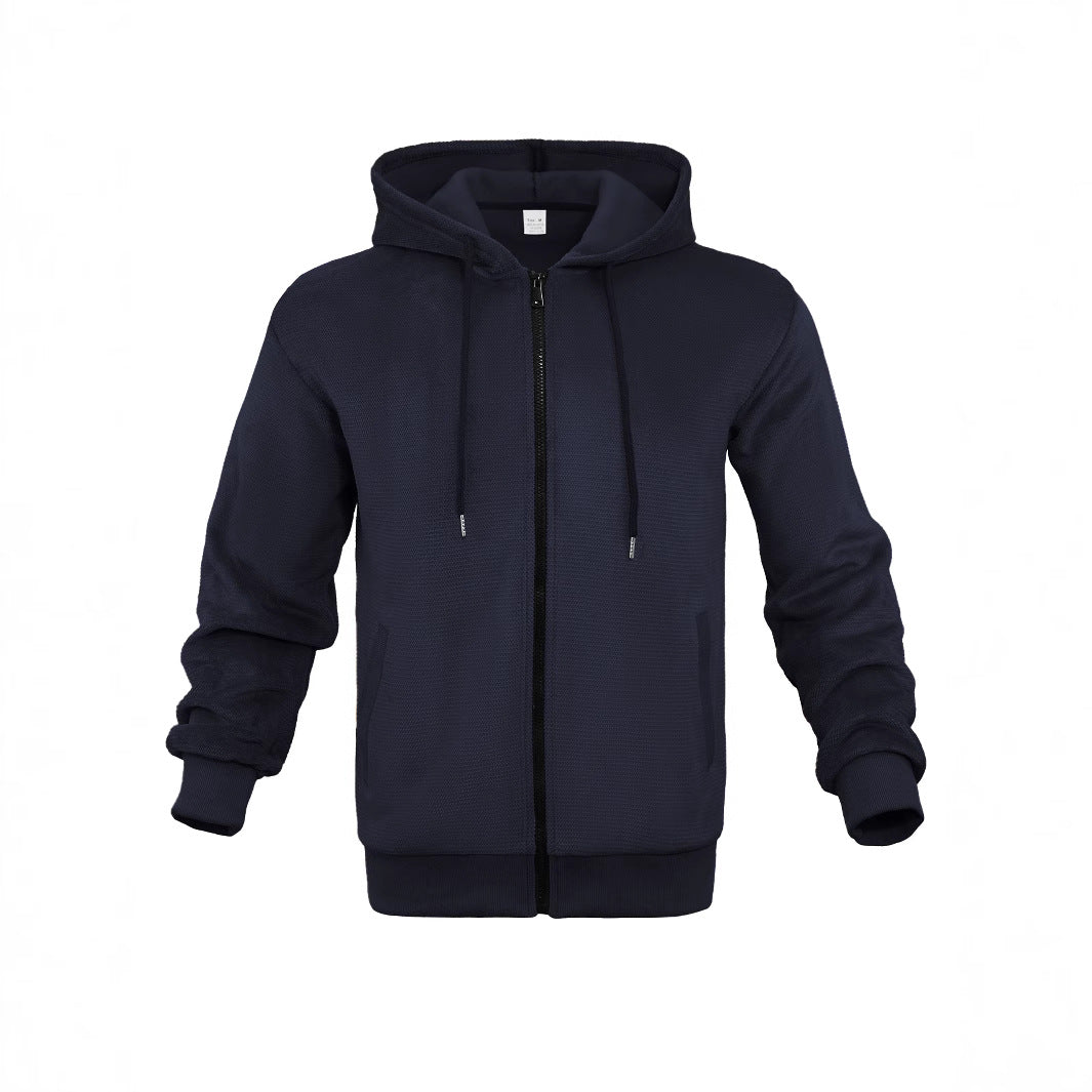 Men's sporty hooded jacket made of breathable mesh material Lune London