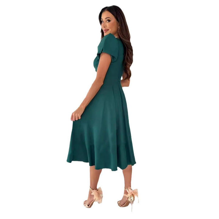 Ladies Elegant Flared Dress Lune London