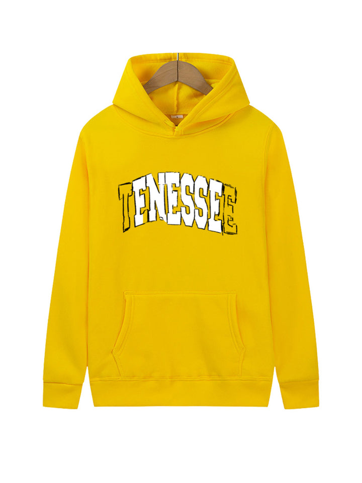 Women's hoodie with catchy print and practical kangaroo pocket Lune London