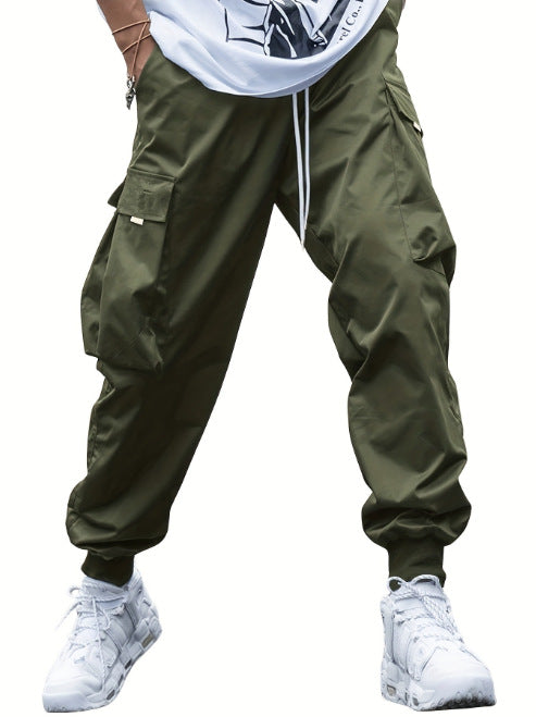 Men's wide-leg cargo pants with practical pockets Lune London