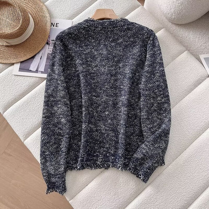 Cardigan féminin tendance avec patte de boutonnage et poches pratiques Chic & Stil