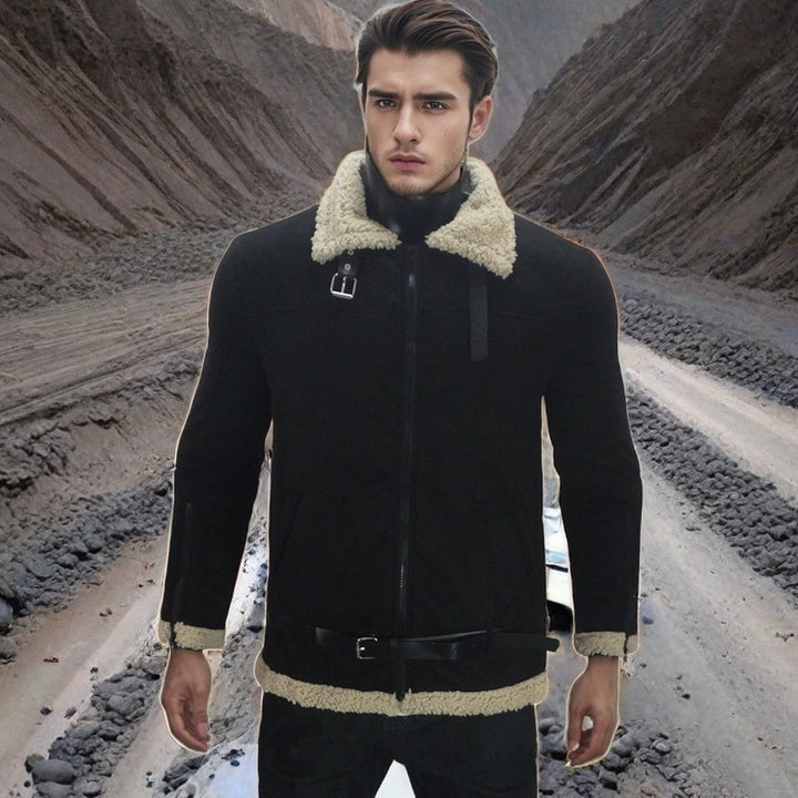Luxurious sheepskin jacket for men Lune London