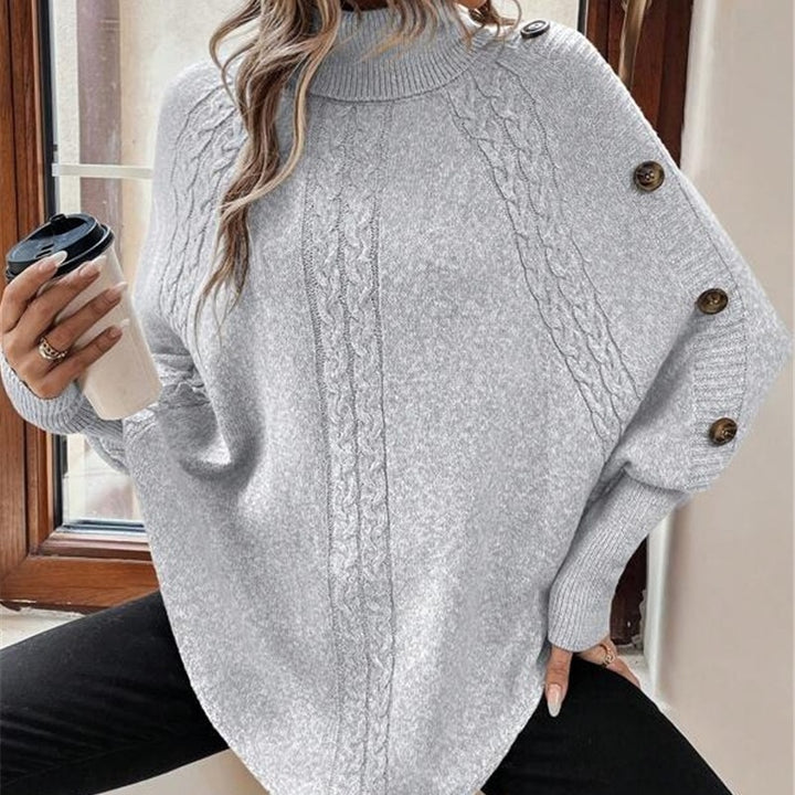 Knitted sweater for women with elegant button details and a relaxed fit Lune London