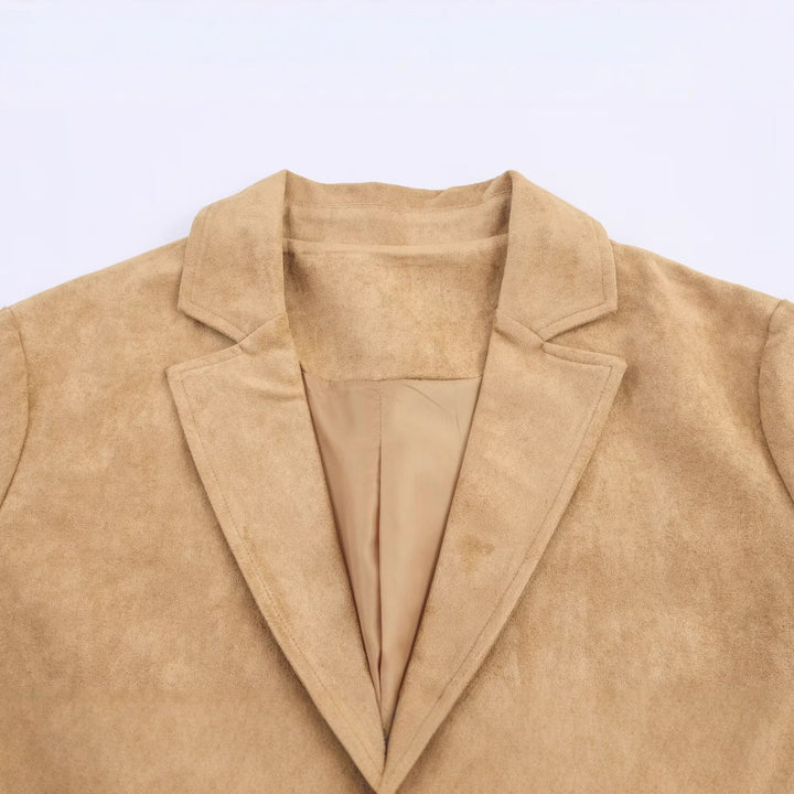 Casual faux leather coat for women with oversized fit Lune London