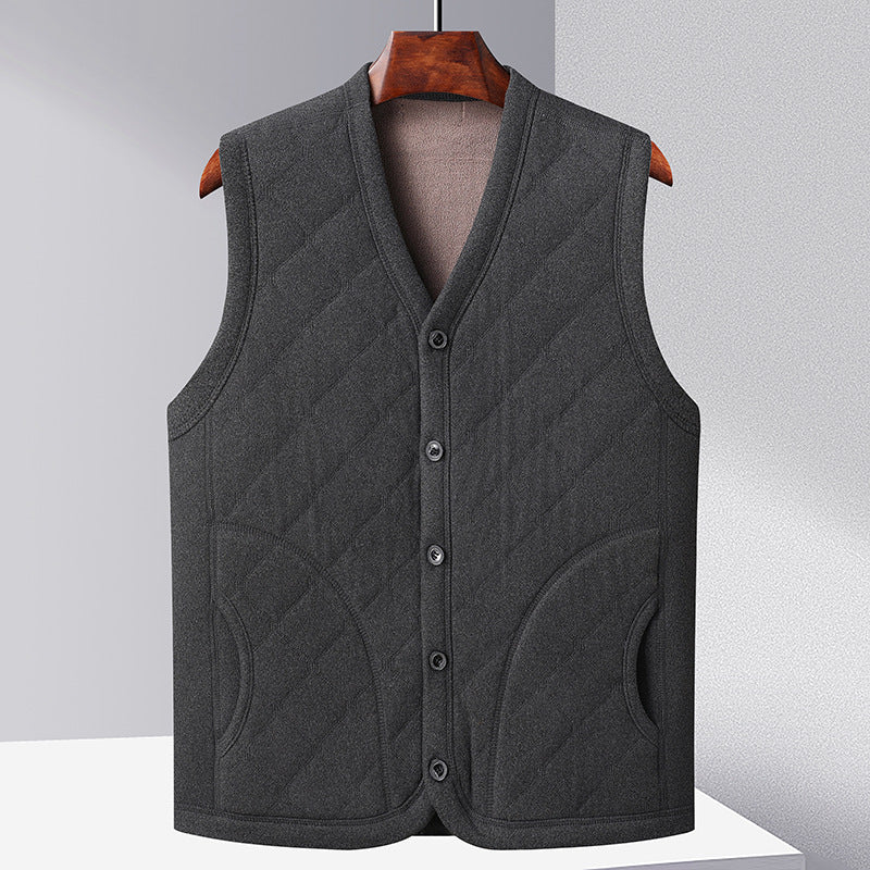 Women quilted comfort vest with practical pockets Lune London