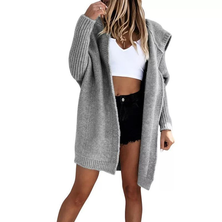 Knitted tank top for women with hood and relaxed fit Lune London
