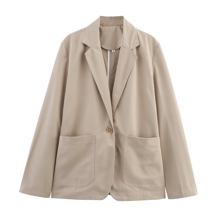 Dames blazer élégant avec poches à rabat pratiques Lune London