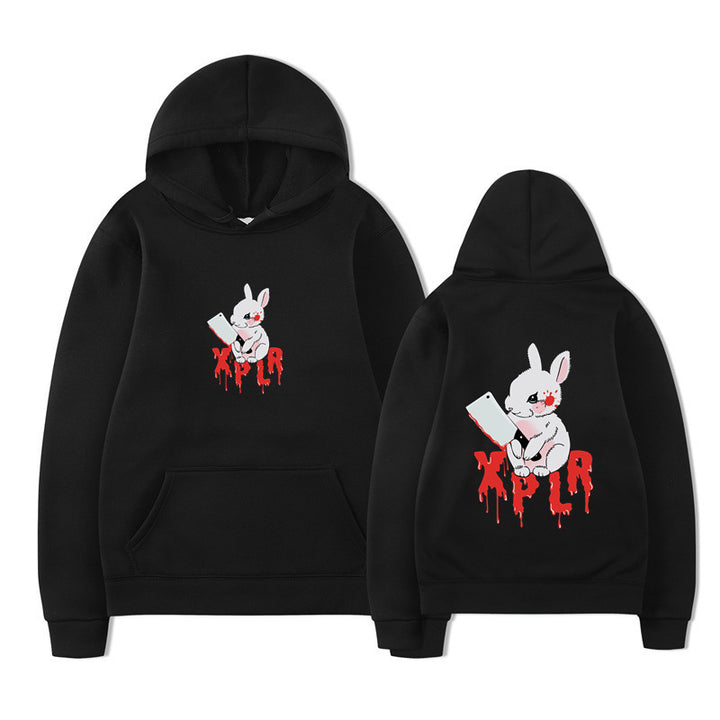 Women's hoodie with striking cartoon motif and comfortable fit Lune London