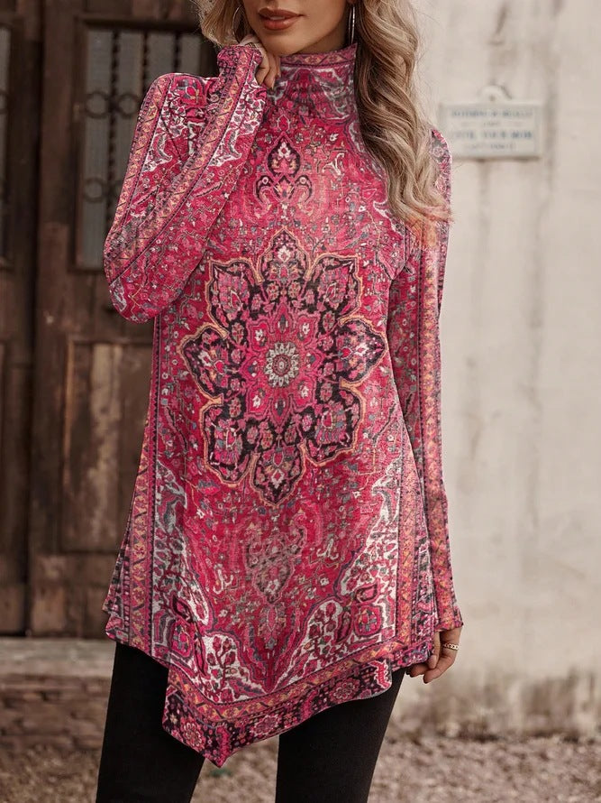 Ladies elegant and modern long T-shirt Lune London