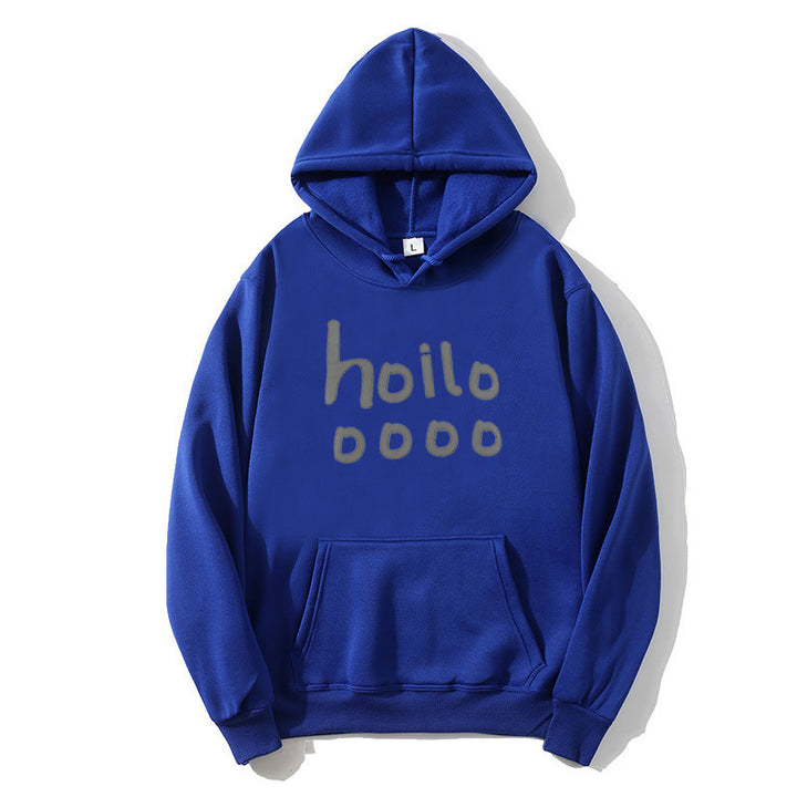 Women's hoodie with loose fit and creative print Chic & Stil