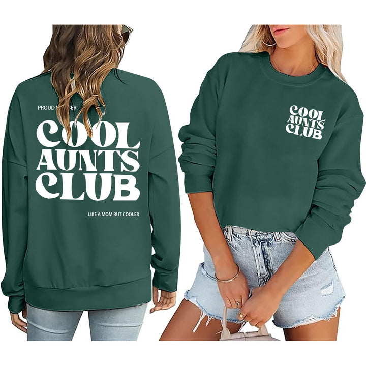 Sweatshirt pour femme avec motif de club cool Chic & Stil